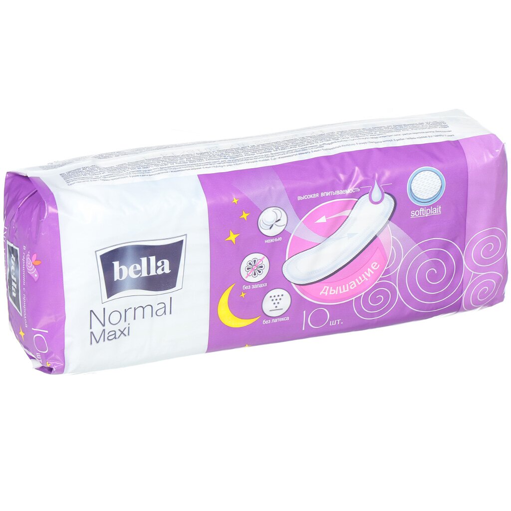 Прокладки женские Bella, Normal Maxi softiplait air, 10 шт, BE-012-MN10-013