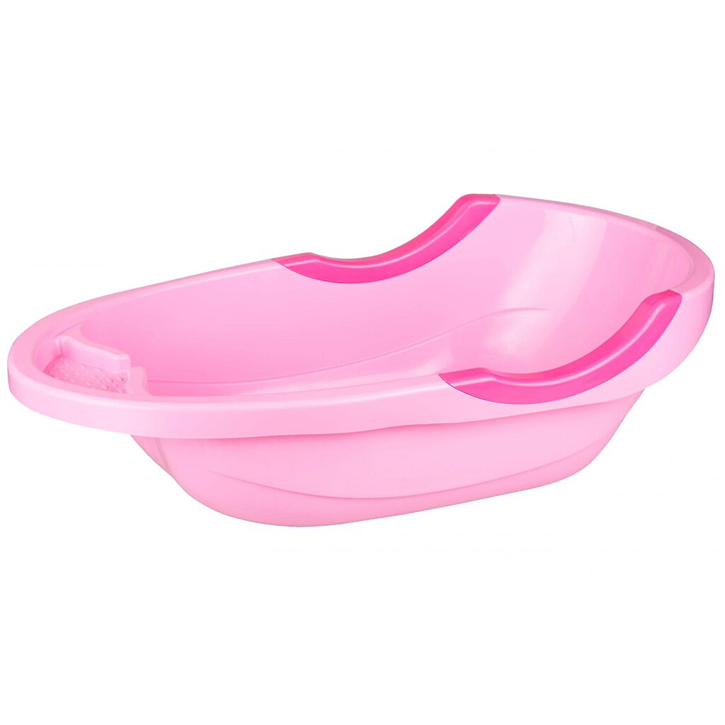 Ванна детская пластик, большая, розовая, Альтернатива, Малышок, М1687
