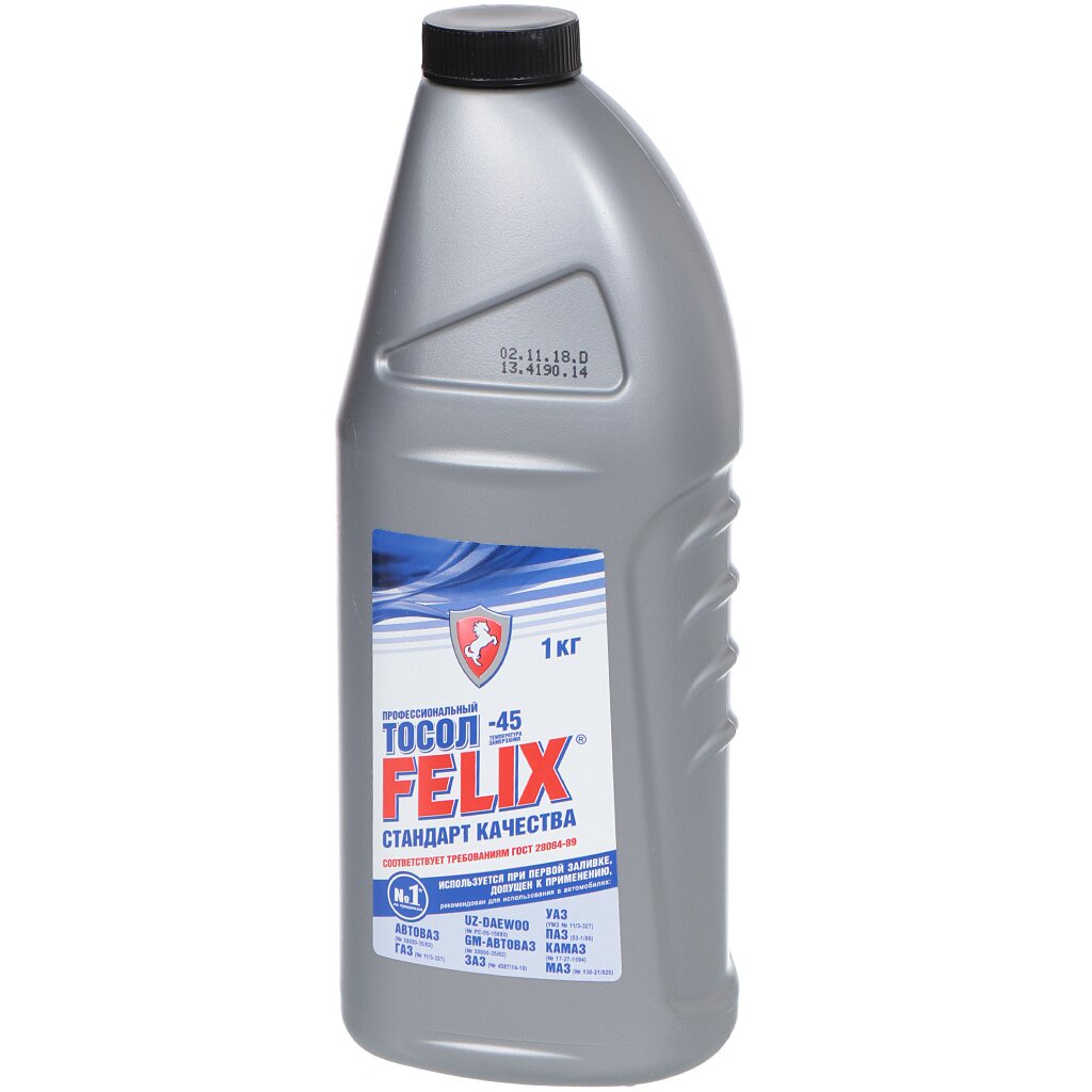 Тосол Felix, ОЖ-45, 1 кг, 8403 смеситель для ванны orange felix хром m14 100cr