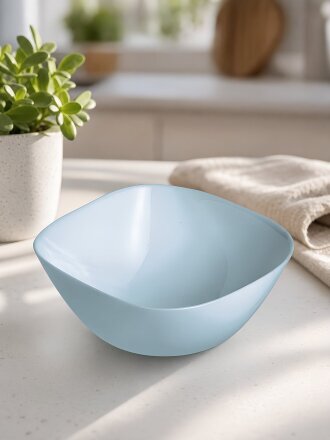 Салатник стеклокерамика, квадратный, 14х6.2 см, 0.45 л, Carine Paradise Blue, Luminarc, V5838