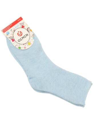 Носки детские хлопок, Oemen, голубые, р. 14-16, махровые, KT3006-2