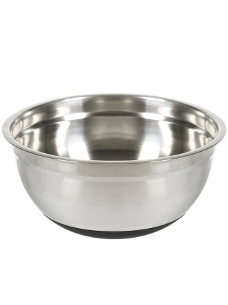 Салатник нержавеющая сталь, круглый, 26х10 см, с силиконовым дном, Y4-4937