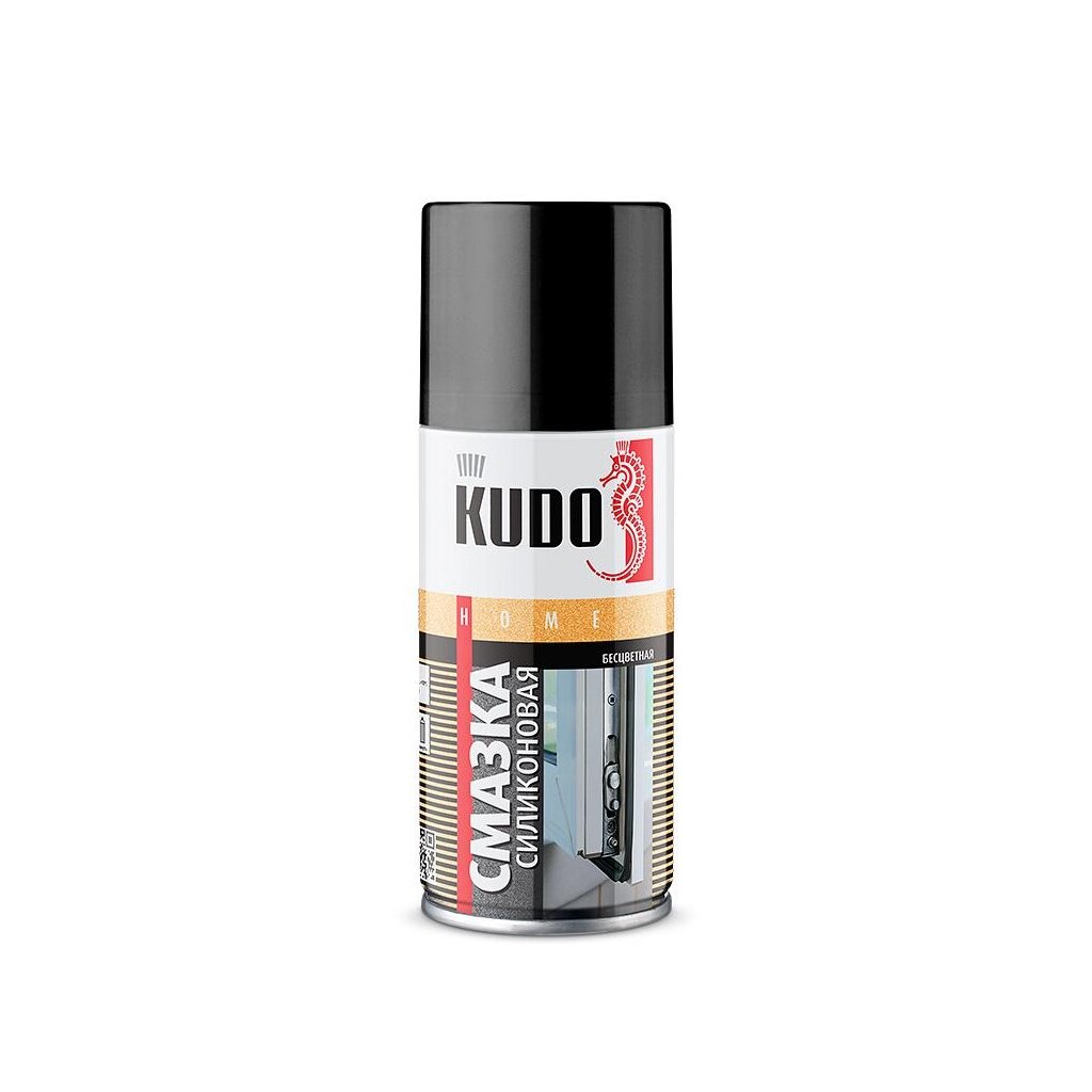 Смазка силиконовая, универсальная, KUDO, 210 мл, аэрозоль, KU-H422 универсальная эмаль аэрозоль для пластика kudo
