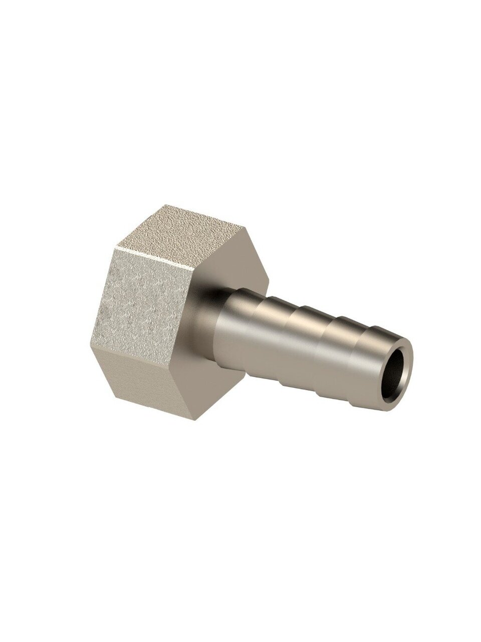 Штуцер d10х1/2'', никель, внутренняя резьба, РосТурПласт