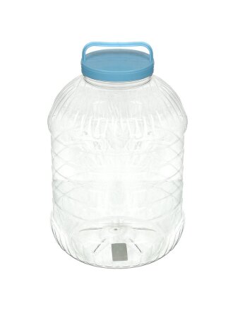 Бидон пластик, пищевой, 10 л, круглый, в ассортименте, М3056, Альтернатива