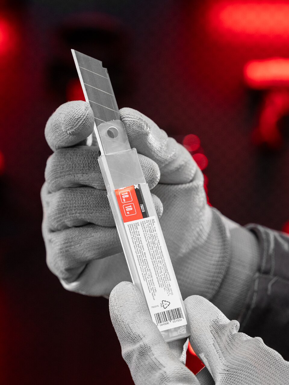 Лезвия сменные 18х100 мм, 10 шт, сегментированные, Matrix, 793315