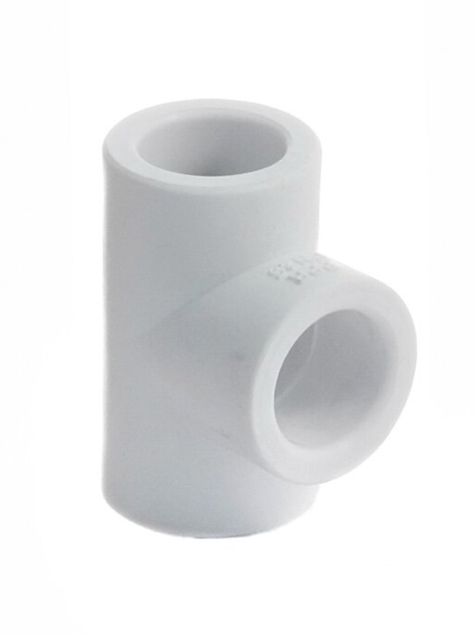 Тройник полипропилен, d20 мм, белый, РосТурПласт
