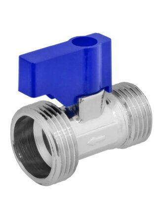 Кран для бытовых приборов, 1/2"х3/4", ш-ш, прямой, индивидуальная упаковка, MasterProf