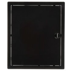Люк-дверца ревизионная пластик, 250х300 мм, черный, Viento