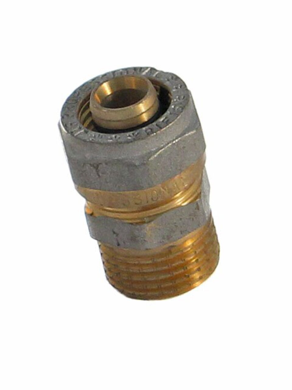 Металлопластиковая муфта d16х1/2'', с цангой и штуцером, Frap, F306.1604