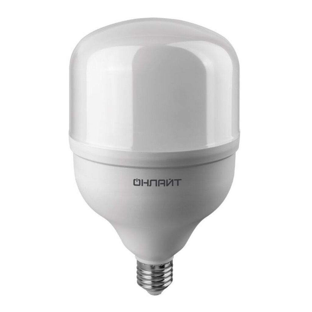 Лампа светодиодная E27-E40, 50 Вт, 500 Вт, цилиндрическая, 6500 К, свет дневной, Онлайт лампа накаливания онлайт 360 е14 240 в 40 вт шар 400 лм теплый белый света для диммера