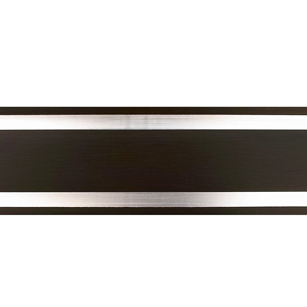 Карниз потолочное крепление, ПВХ, СБ-7788-2Л/150, венге-хром, 1.5 м, Delfa