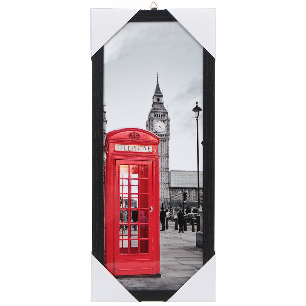Картина 20х50 см, Лондон телефонная будка, Y6-2342