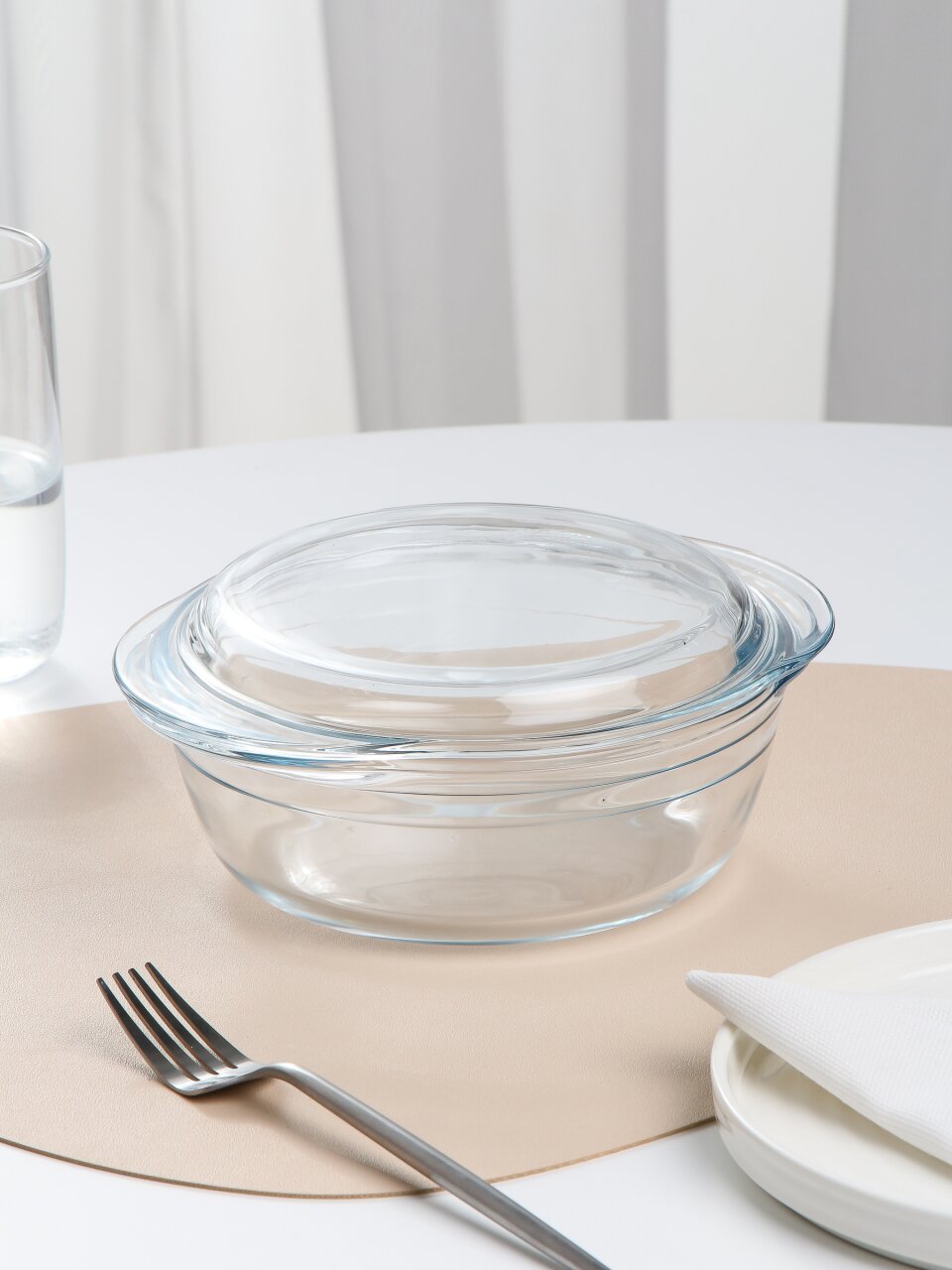 Кастрюля жаропрочное стекло, 1.4 л, стекло жаропрочное, Pyrex, Essentials, 207A000N/2022