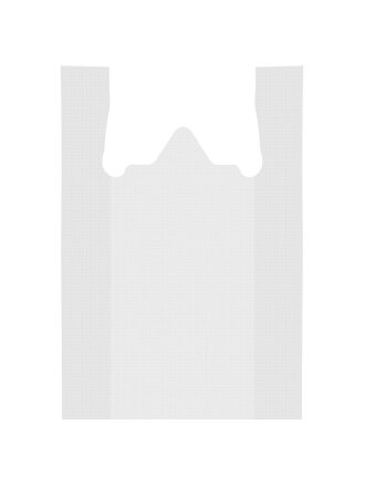 Пакет-майка 30х44 см, 15 мкм, белый, 2 177