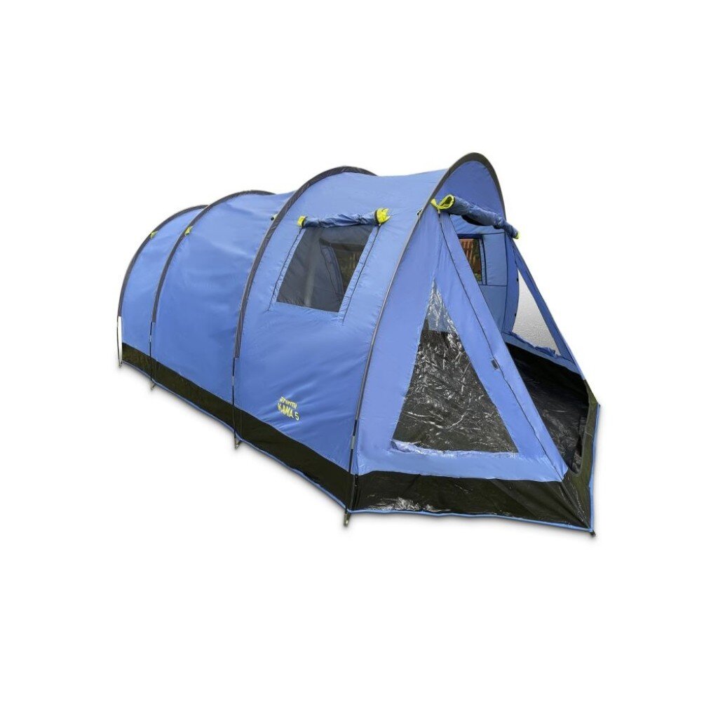 Палатка 5-местная, 2 слоя, 2 комн, 1 тамб, 315×(370+220)×210/200, Аtemi, KAMA 5C палатка туристическая аtemi onega 3 cx двухслойная 3 местная