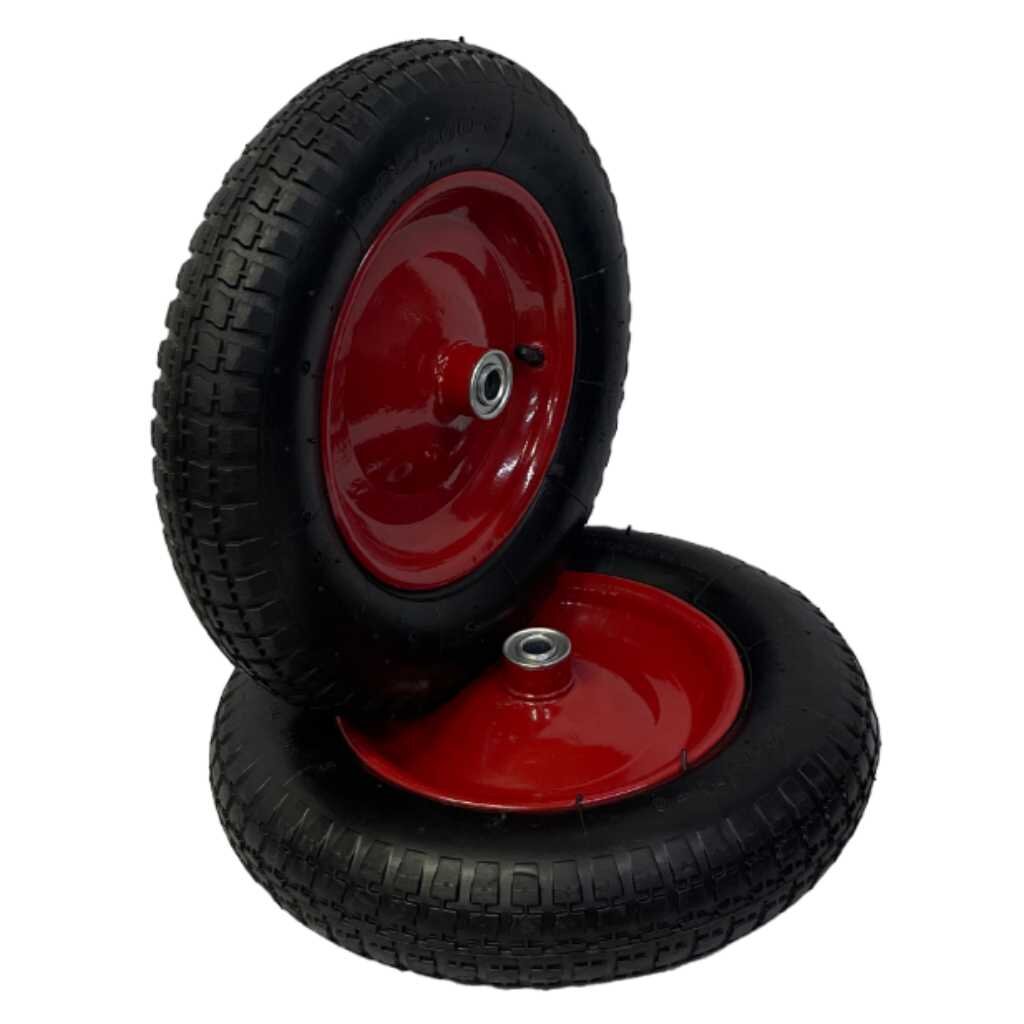 Колесо для тачки резина PR, 3.00-8/3.25-8, втулка D16 мм, Мави-про колесо для тачки резина pr 4 00 8 втулка d12 мм мави про