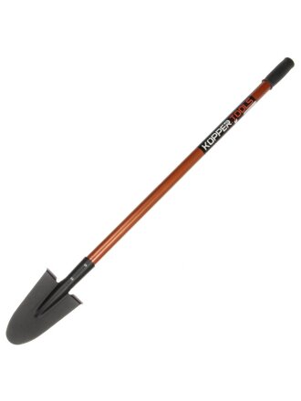 Лопата штыковая, сталь, 1.5х130х1200 мм, черенок дюралюминиевый, Kopper Tools, ФИ.094, дамская посадочная