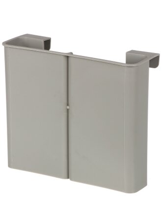 Органайзер для хранения вещей, полимер, 2 секции, подвесной, 26.3х22 см, серый, Y4-11261