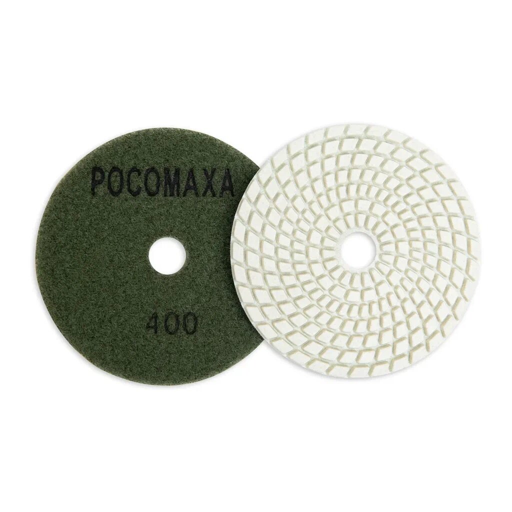 Круг алмазный гибкий Росомаха, диаметр 100 мм, зернистость P400, шлифовальный