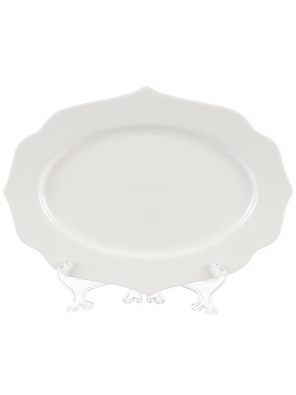 Блюдо фарфор, сервировочное, 21.5х30х2 см, Belle, 0850077