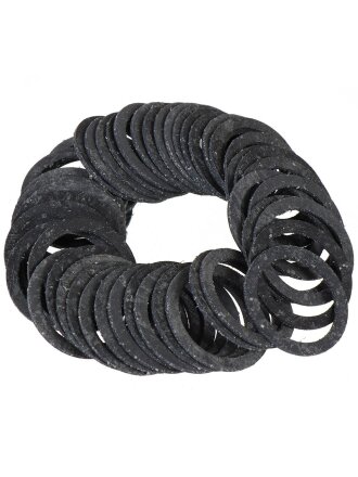 Прокладка сантехническая для алюминиевого радиатора, 100 шт, 1"1/4, паронит, СантехКреп, 2.9.7.