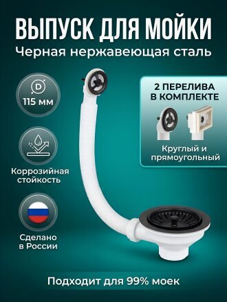 черный