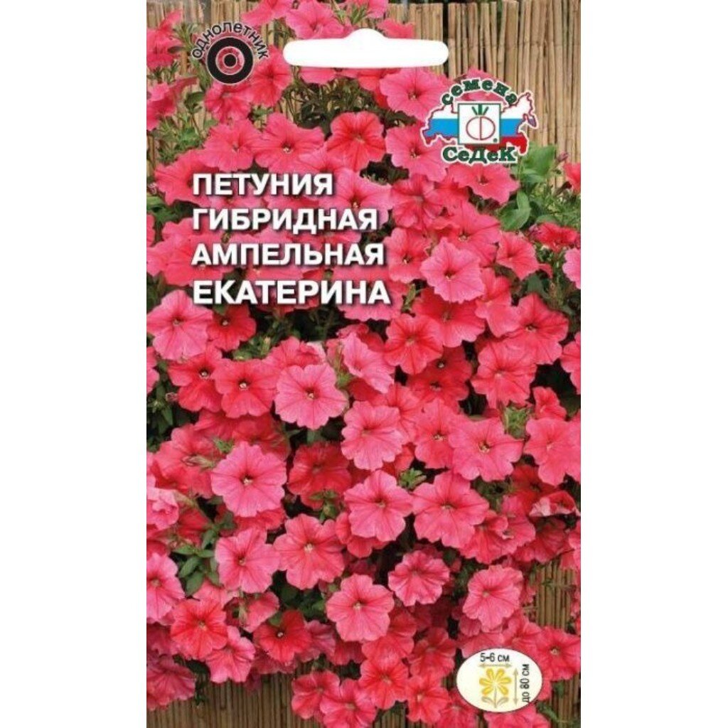 Семена Цветы, Петуния, Екатерина, цветная упаковка, Седек