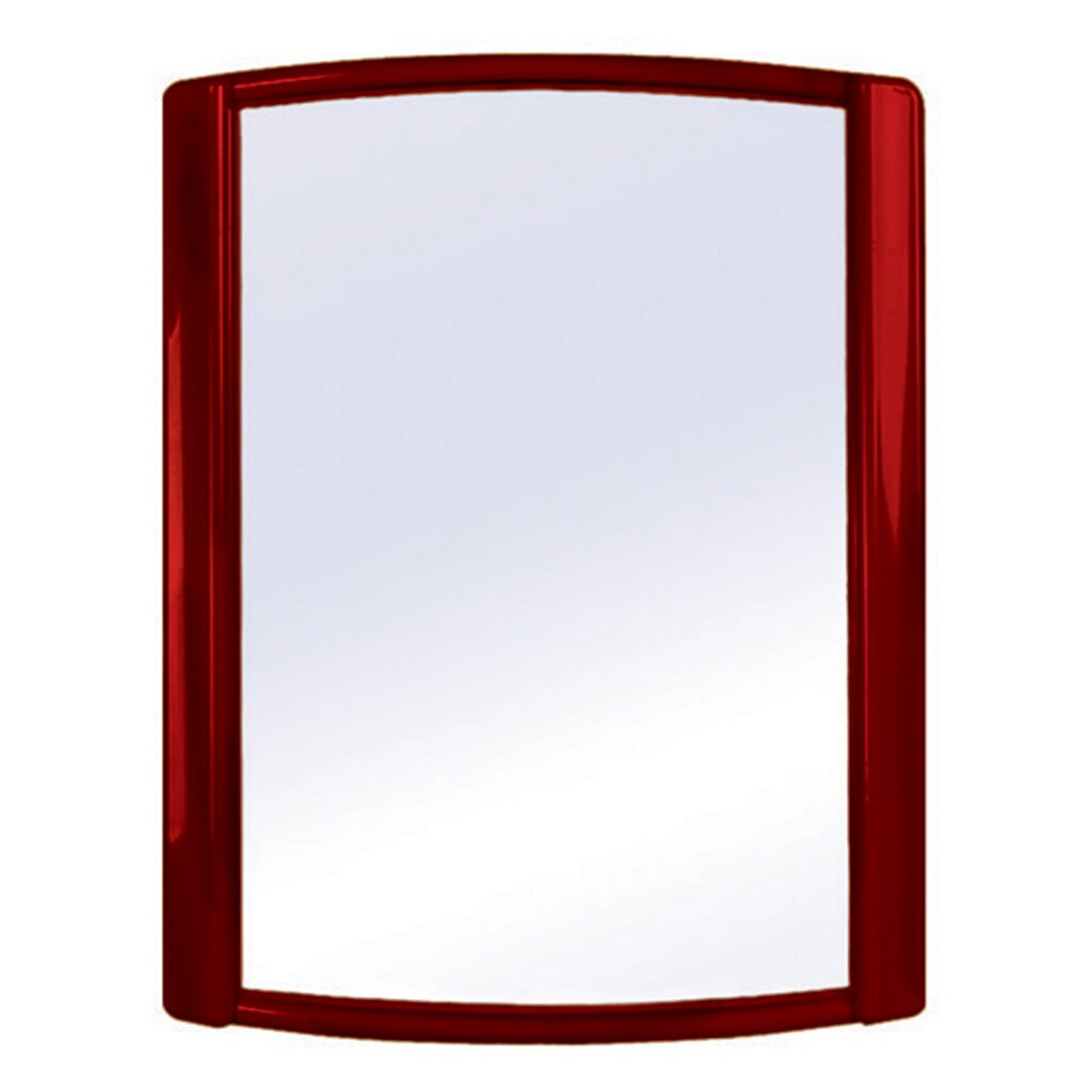 Зеркало Бордо АС17615001 рубиновый перламутр (прямоуг.649х484+компл.дюбелей с шурупами) Berossi