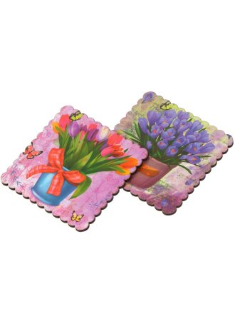 Подставка для кружек, дерево, 2 шт, ПК-19