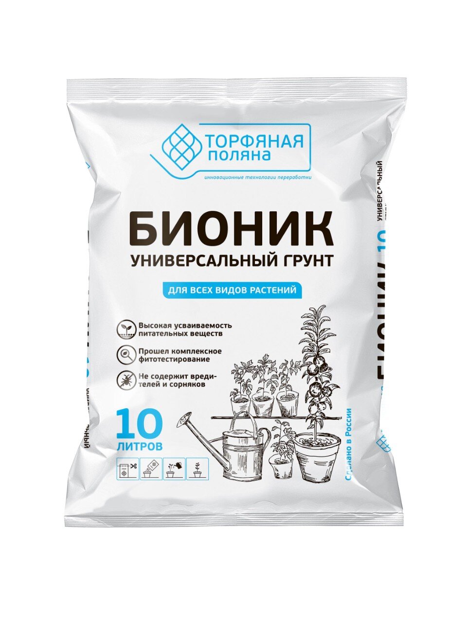 Грунт Бионик, универсальный, 10 л, РТК