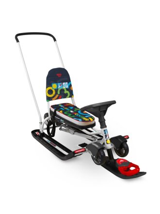 Снегокат Nika, Тимка спорт 6, ТС6/ГФ, графичный, спорт руль, буксировочный трос