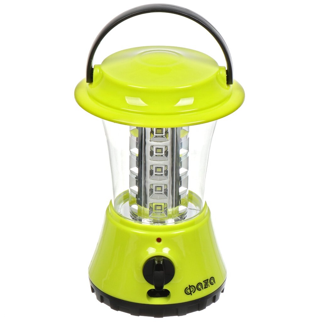 Фонарь кемпинговый, ФАZА, AccuF5-L36-gn, зеленый, 2851000 аккумуляторный фонарь фаzа