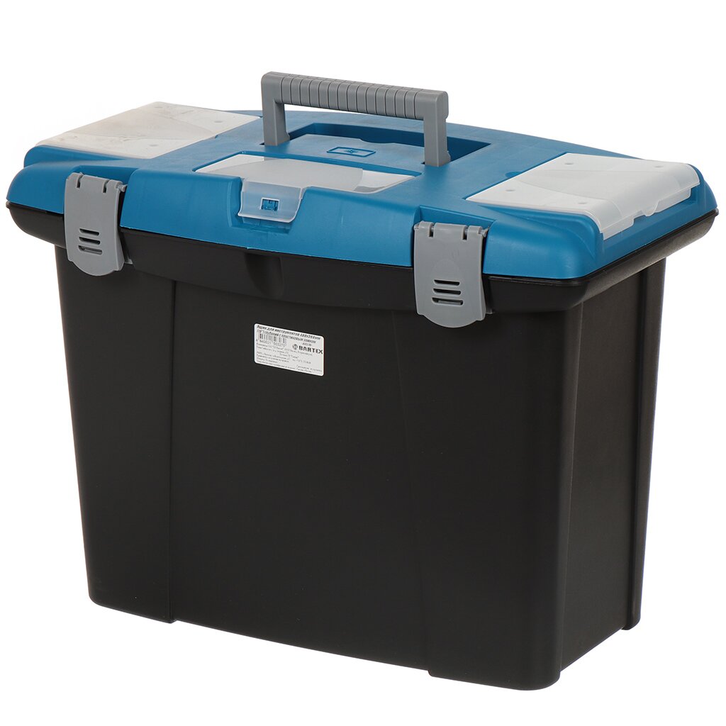 Ящик для инструментов, 19 '', 48х36 см, пластик, Bartex, пластиковый замок, 27802205 пластиковый ящик gigant
