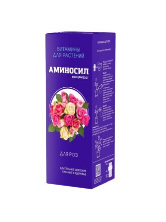 Удобрение для роз, концентрат, 250 мл, Аминосил