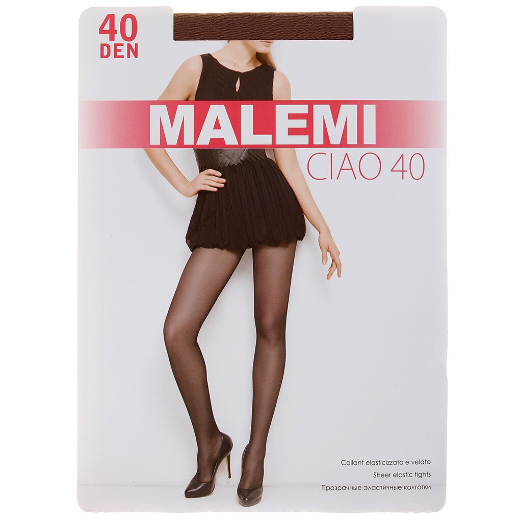 Колготки Malemi, Ciao, 40 DEN, р. 4, daino/загар, с шортиками и прозрачным мыском