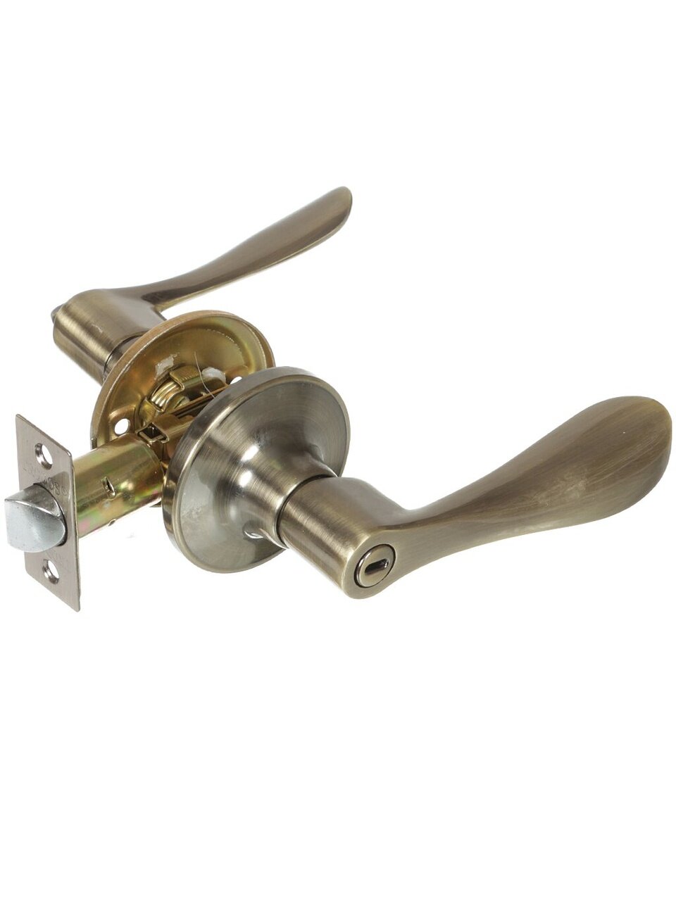 Защелка Trodos, ЗВ3-03, 204126, с фиксатором, бронза, алюминий