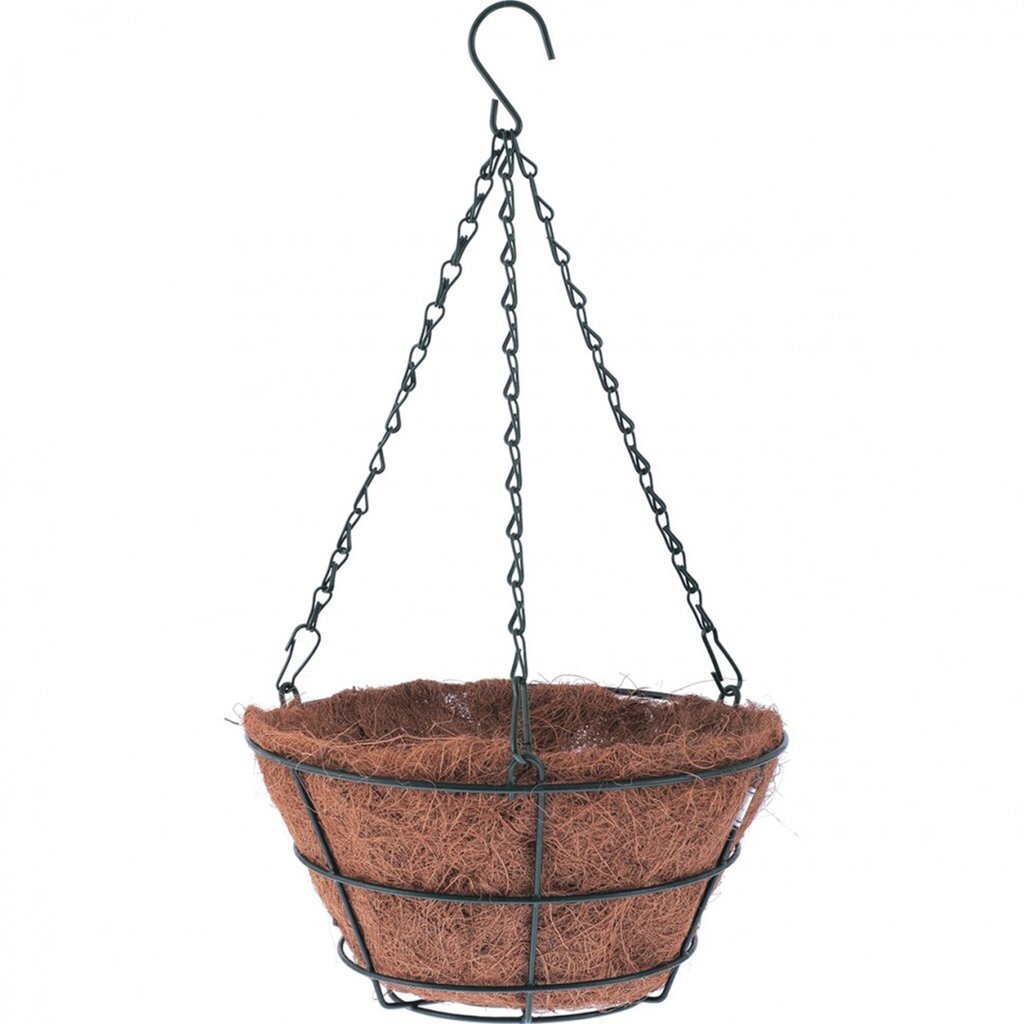 Кашпо подвесное Ротанг, полукруг, диаметр 30 см, Palisad, 69064