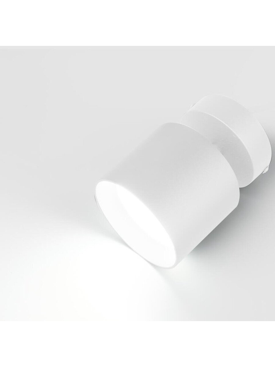 Светильник на основании General Lighting Systems, Башня, 50 Вт, GX53, на 1 лампочку, IP20, d8.2х7 см, Спот, белый, 661727