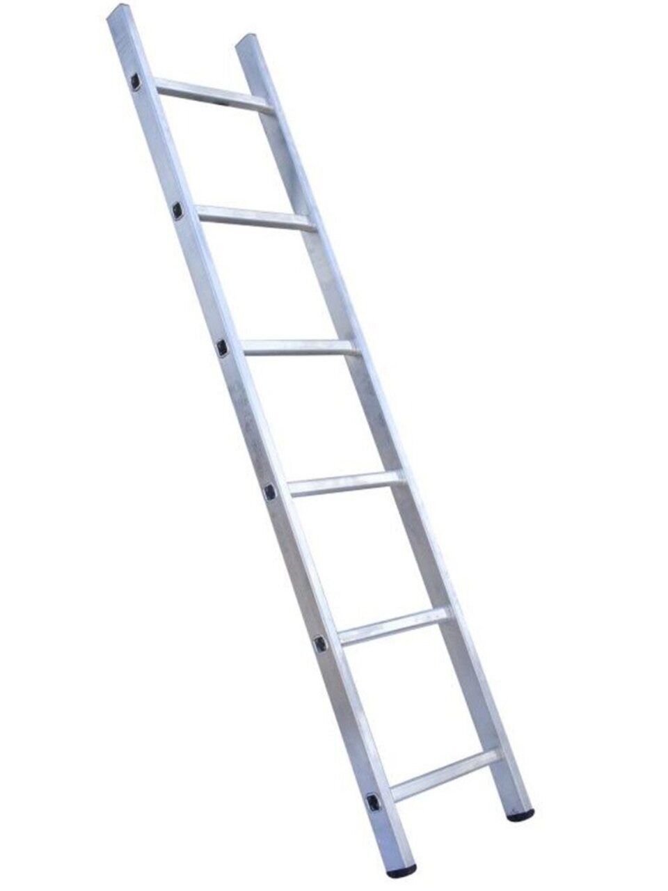 Лестница приставная, 1 секция, 6 ступеней, алюминий, 1.69 м, 150 кг, Alumet, 5106