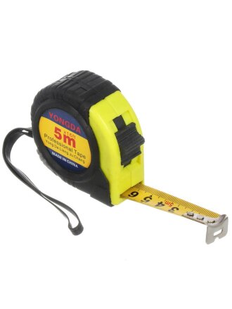 Рулетка 5 м, обрезиненный пластик, 18 мм, с фиксатором, SPE13806-76/5