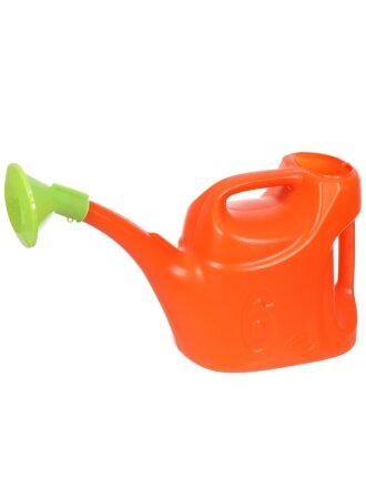 Лейка садовая, пластик, 6 л, с распылением, в ассортименте, Радиан