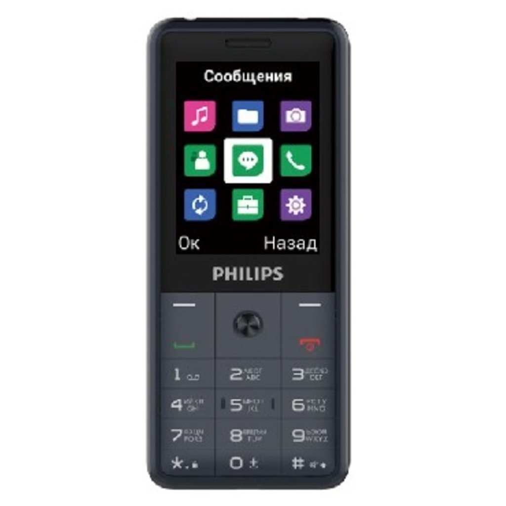 Мобильный телефон PHILIPS E169 XENIUM DUOS DARK GRAY