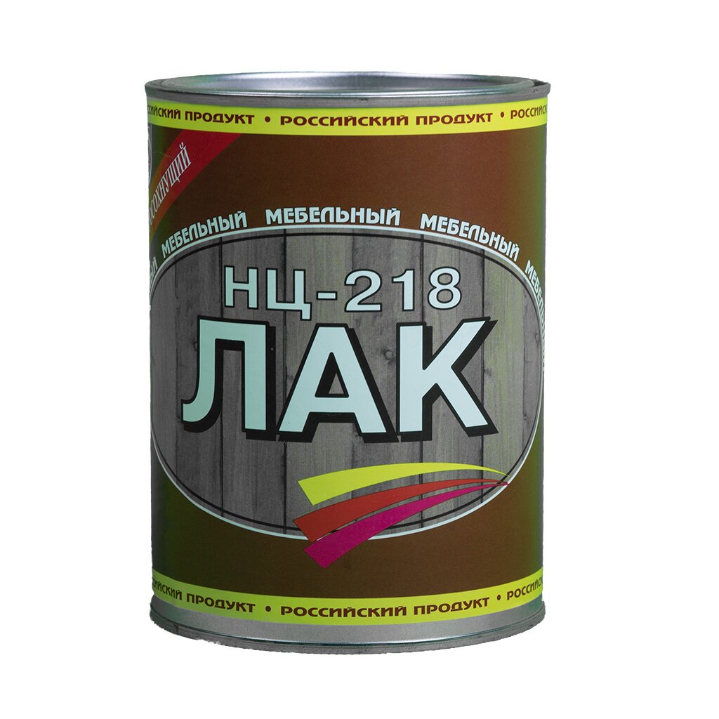 

Лак Класс, НЦ-218, мебельный, глянцевый, нитроцеллюлозный, бесцветный, для внутренних работ, 0.8 л