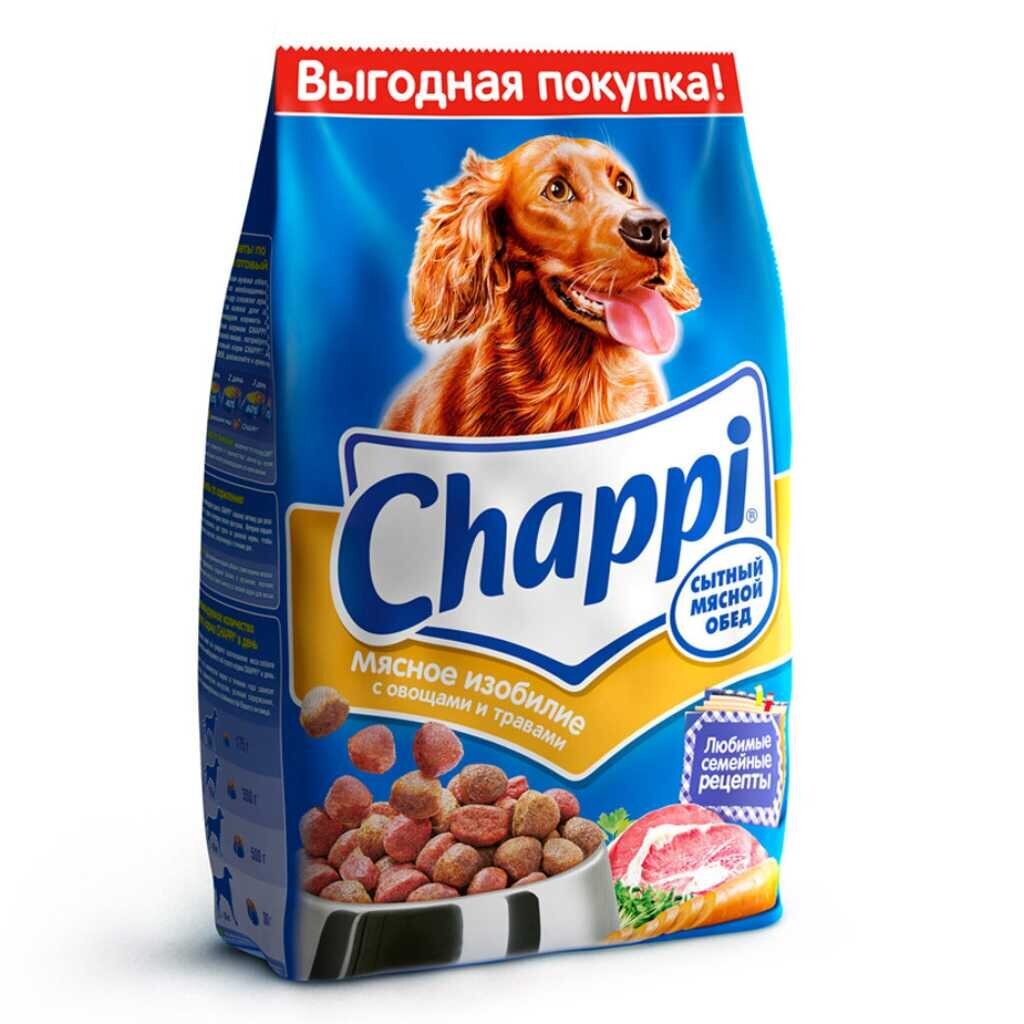 Корм для животных Chappi, Мясное изобилие, 2.5 кг, для собак, сухой, мясо, 7150, 47078