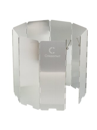 Экран Следопыт, 68х24 см, анодированный алюминий, ветрозащитный, PF-WSH-01