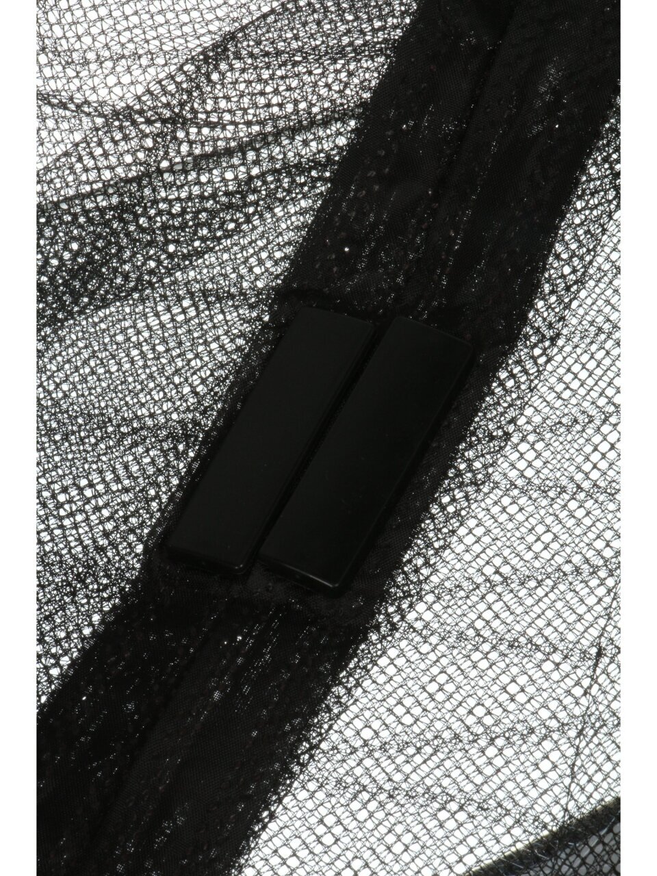 Сетка москитная для двери, 1х2.05 м, на магнитах, липучка, черная, YTMN002, пакет