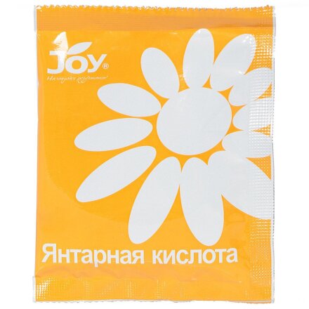 Удобрение Янтарная кислота, для роста и развития, минеральное, гранулы, 50 г, Joy