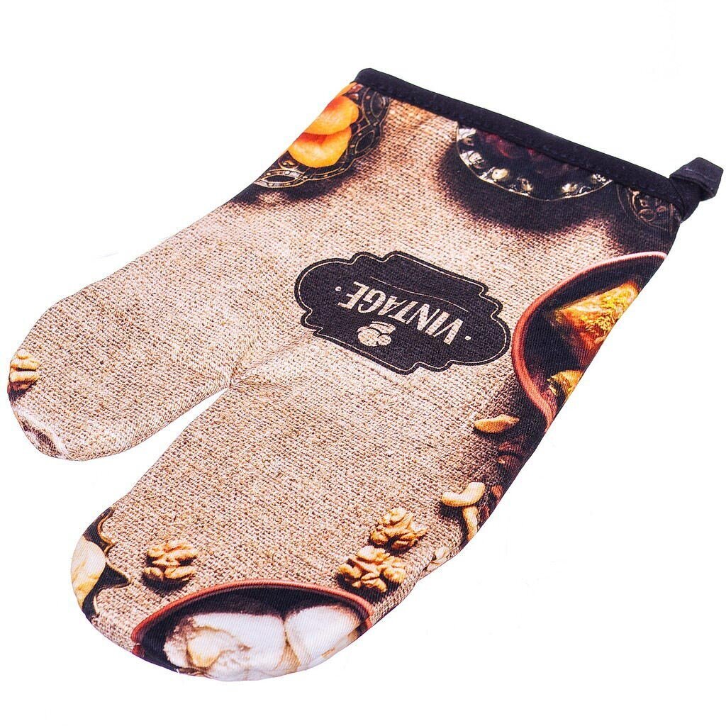 Прихватка-варежка, 18х26 см, Винтаж 039