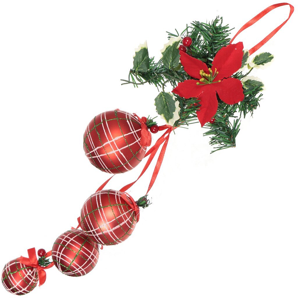 Украшение интерьера Цветок с шарами SY18CBD-20, 50 см, цвет в ассортименте